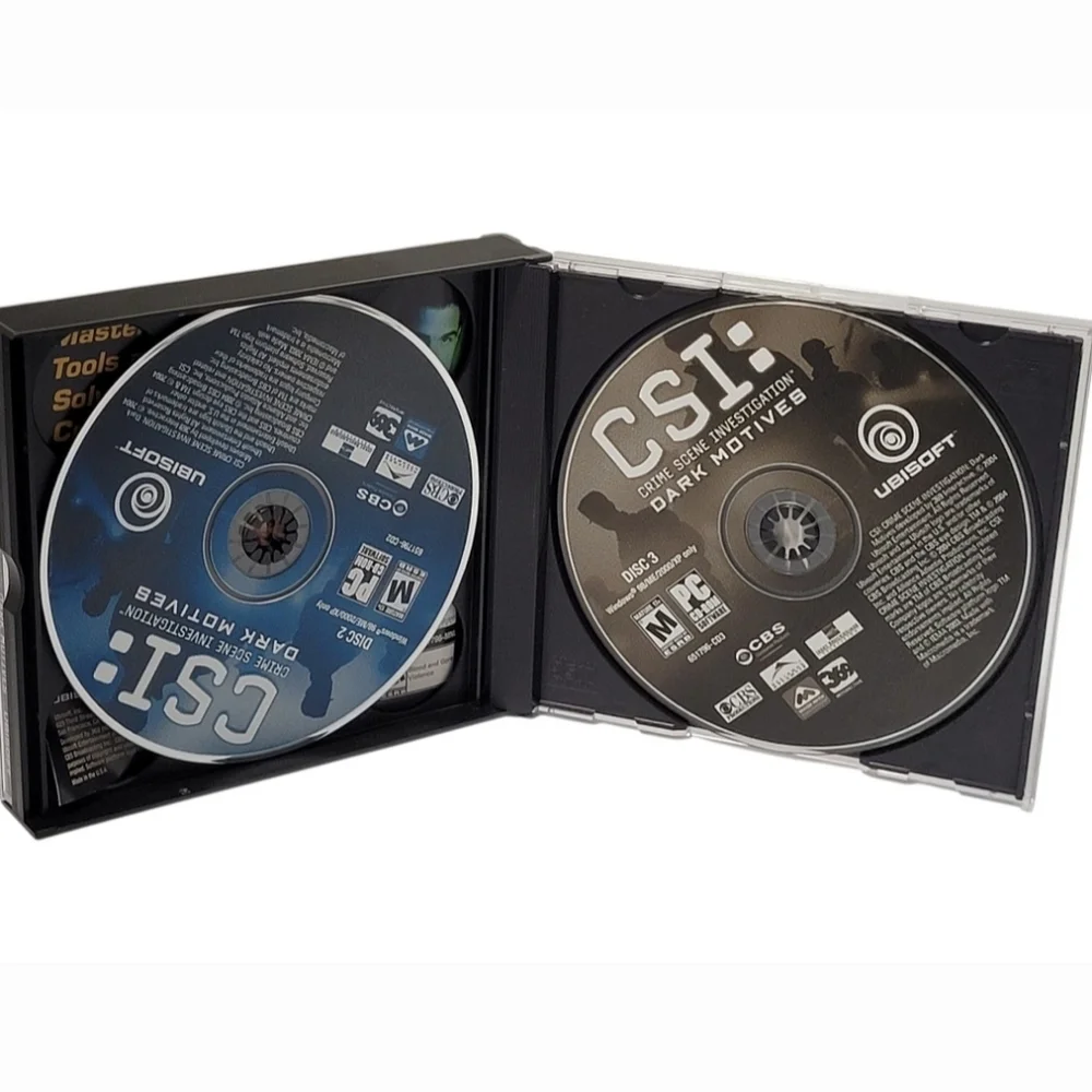 CSI: Crime Scene Investigation Dark Motives (PC CD-ROM 2004) Ubisoft Interactive